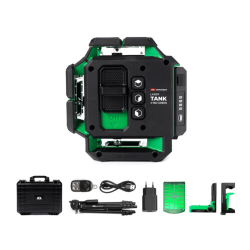 Уровень лазерный Ada Lasertank 4-360 Green Ultimate Edition со штативом (А00632)