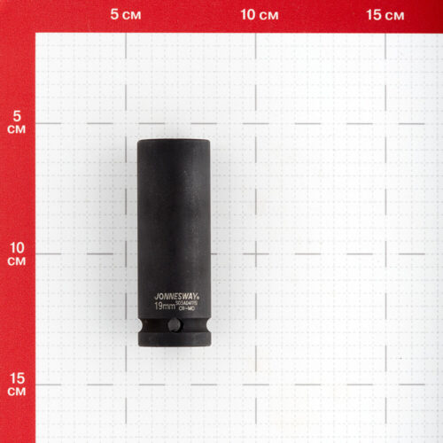 Головка торцевая ударная Jonnesway 1/2 для пневмоинструмента 19 мм глубокая (S03AD4119)