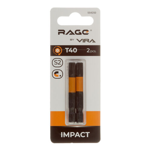 Бита Rage by Vira (554250) TORX T40 магнитная 50 мм торсионная (2 шт.)
