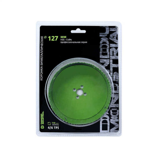 Коронка биметаллическая Diamond Industrial (DIDBIMCO8127) универсальная d127 мм