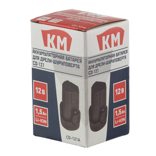 Аккумулятор КМ CD-121A 12В 1,5Ач Li-Ion