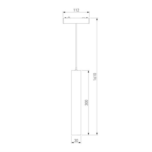 Светодиодный трековый светильник магнитный Elektrostandard Flat Magnetic 4000К 6 Вт черный (a063714)