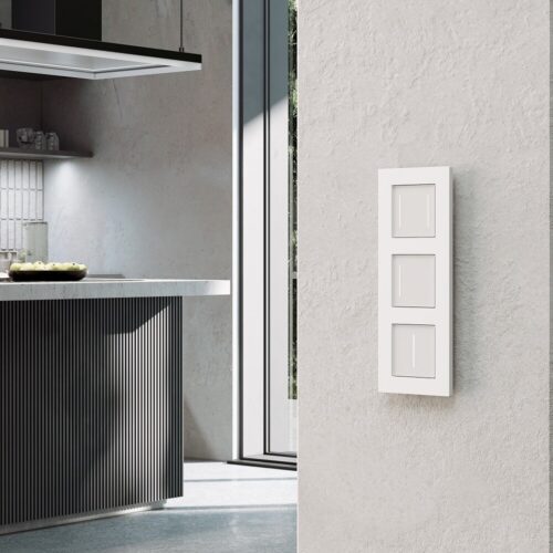 Рамка Werkel Slab трехместная белая софт (a062796)