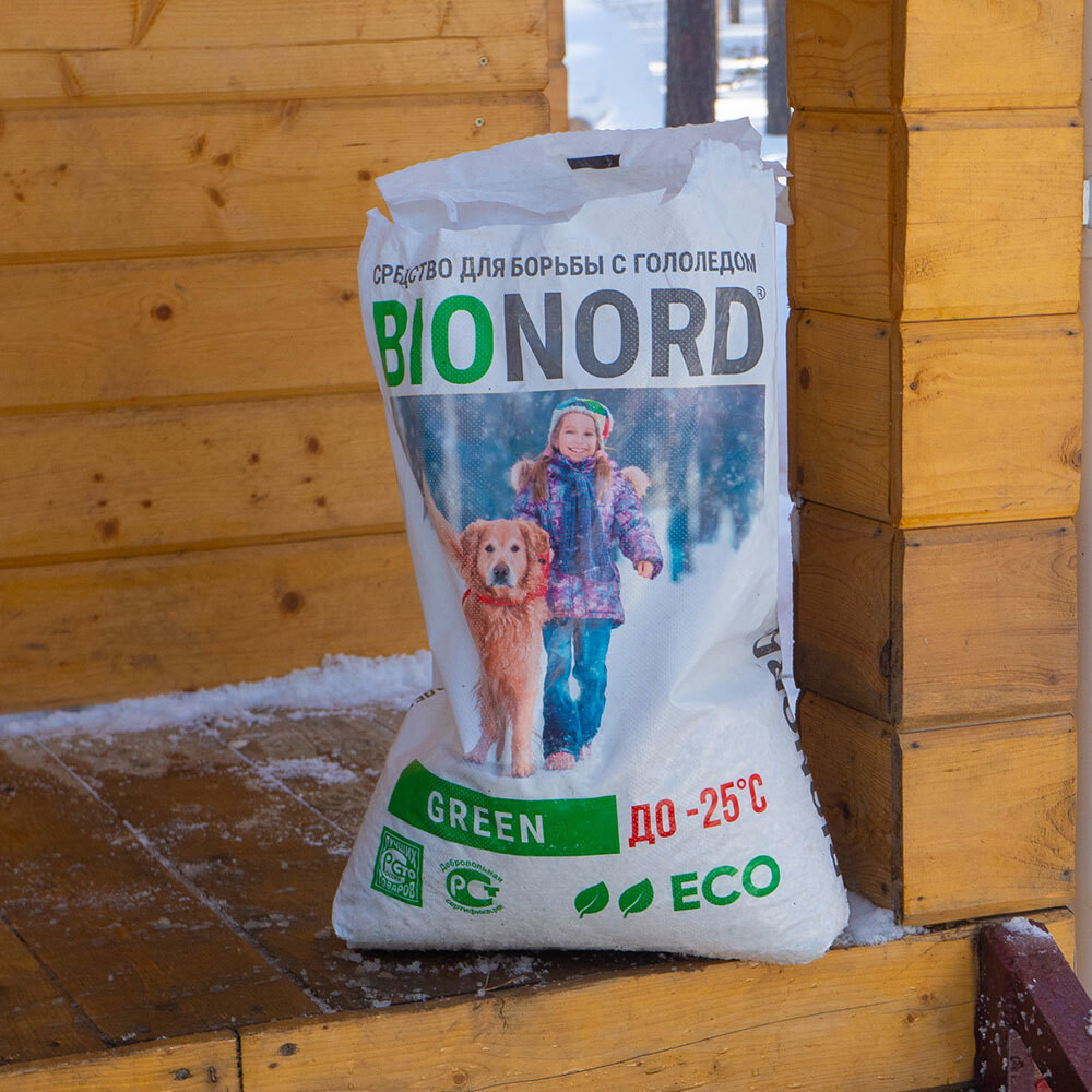 Реагент противогололедный Bionord Green -25 °С 23 кг — изображение 6