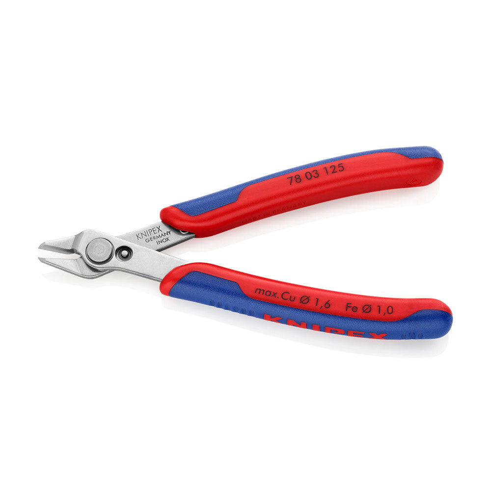 Кусачки для микроэлектроники Knipex Electronic Super Knips 130 мм (KN-7803125)