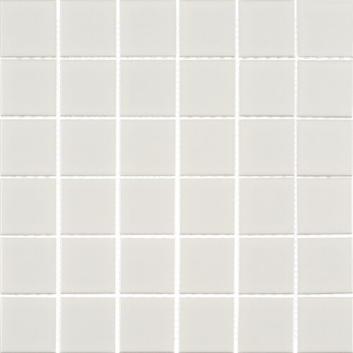 Мозаика Starmosaic White Matt белая керамическая 306х306х6 мм матовая