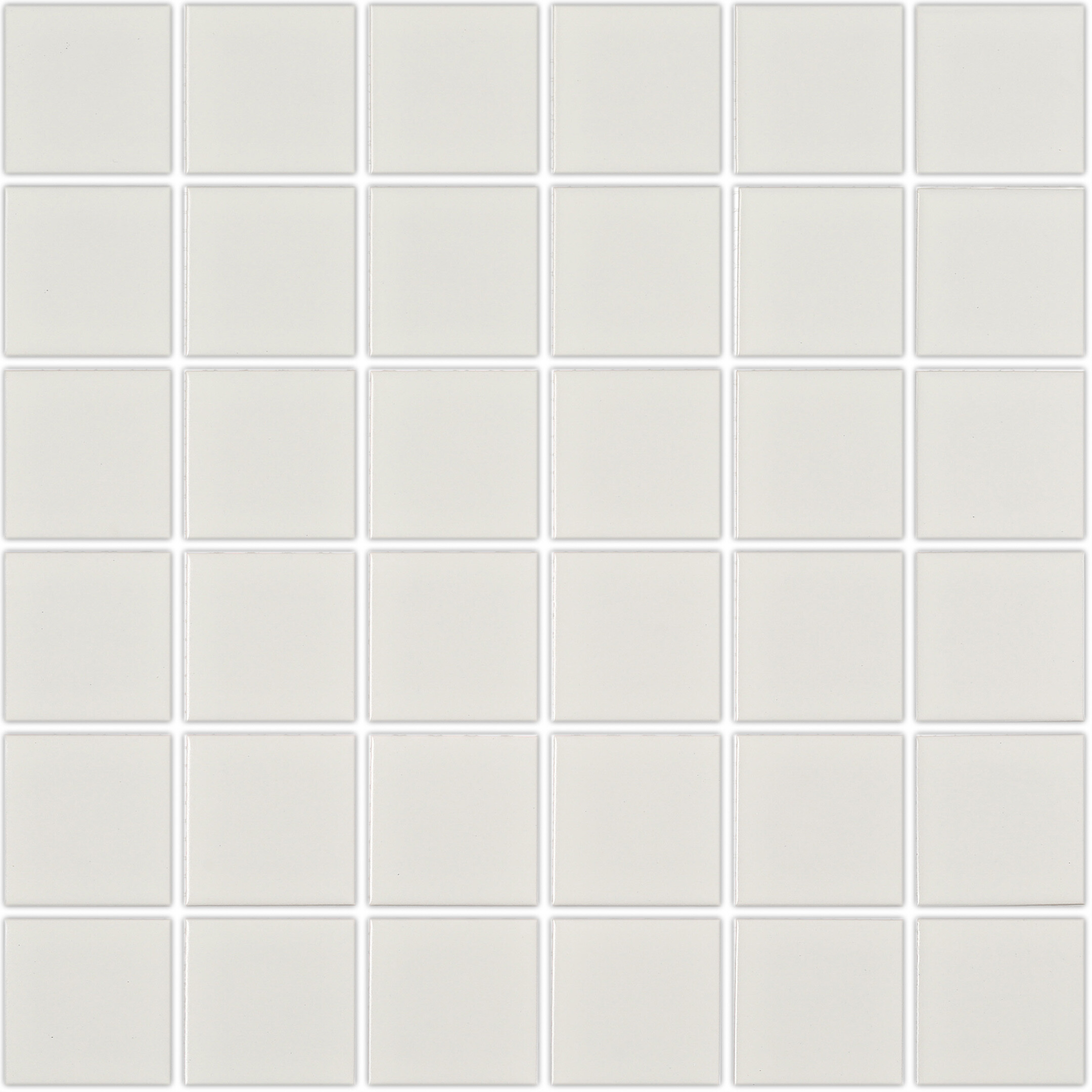 Мозаика Starmosaic White Matt белая керамическая 306х306х6 мм матовая — изображение 2