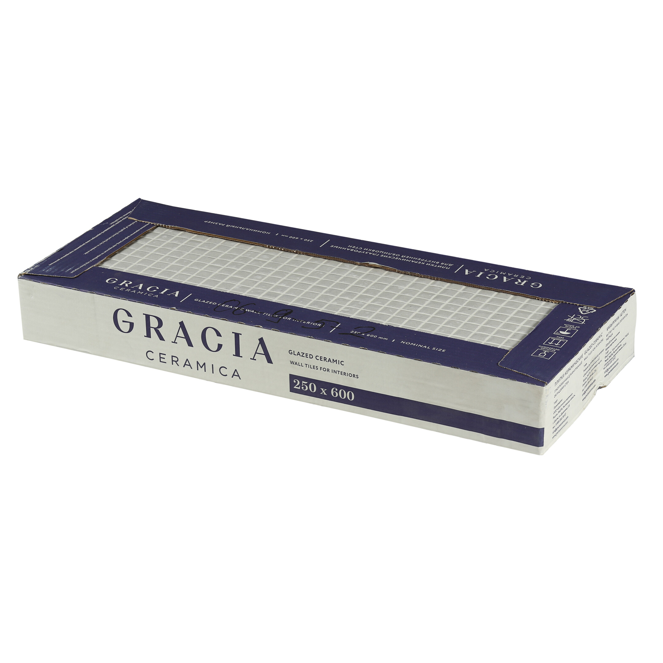 Плитка облицовочная Gracia Ceramica Supreme мозаика серая 600x250x9 мм (8 шт.=1,2 кв.м) — изображение 2