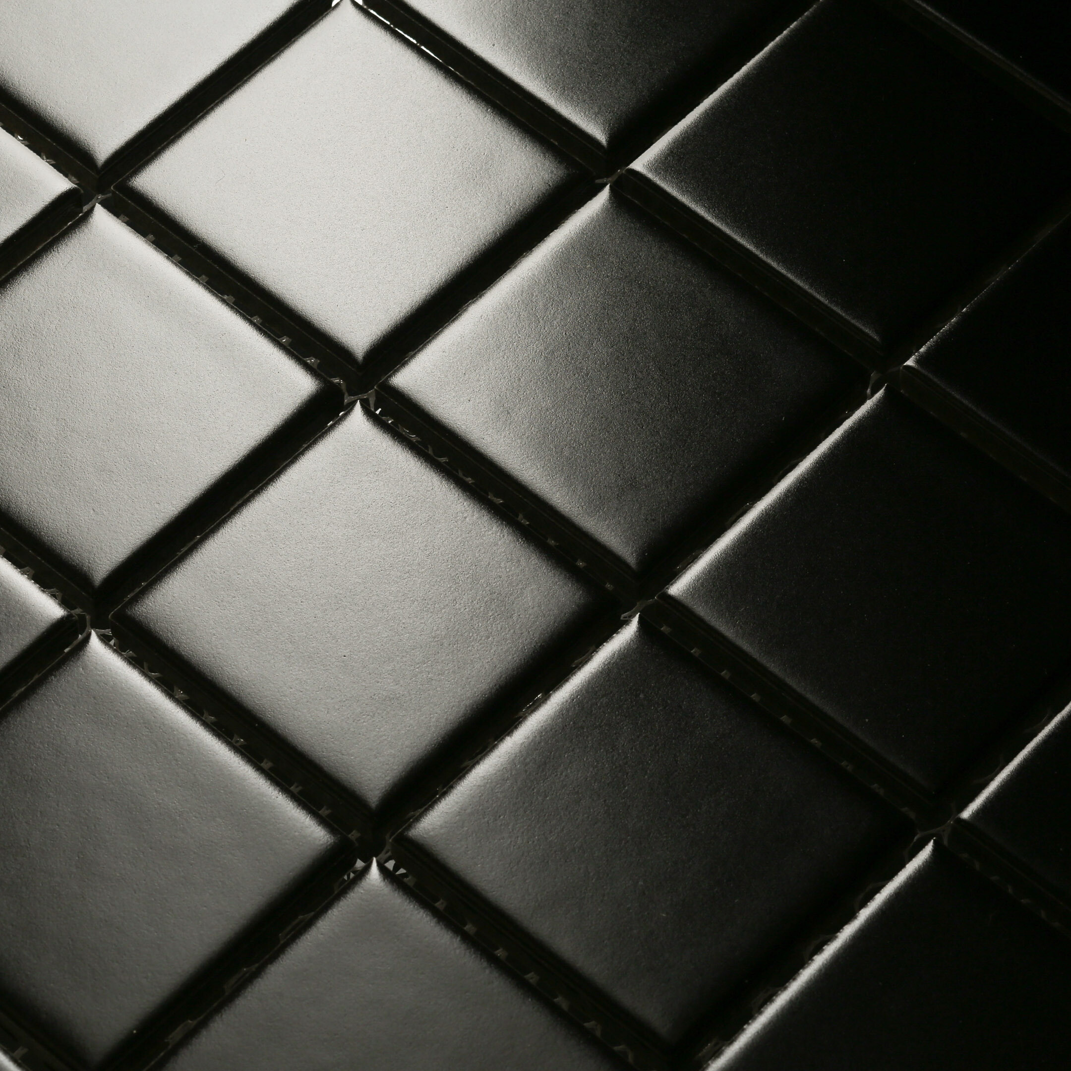 Мозаика Starmosaic черная керамическая 306х306х6 мм матовая — изображение 4