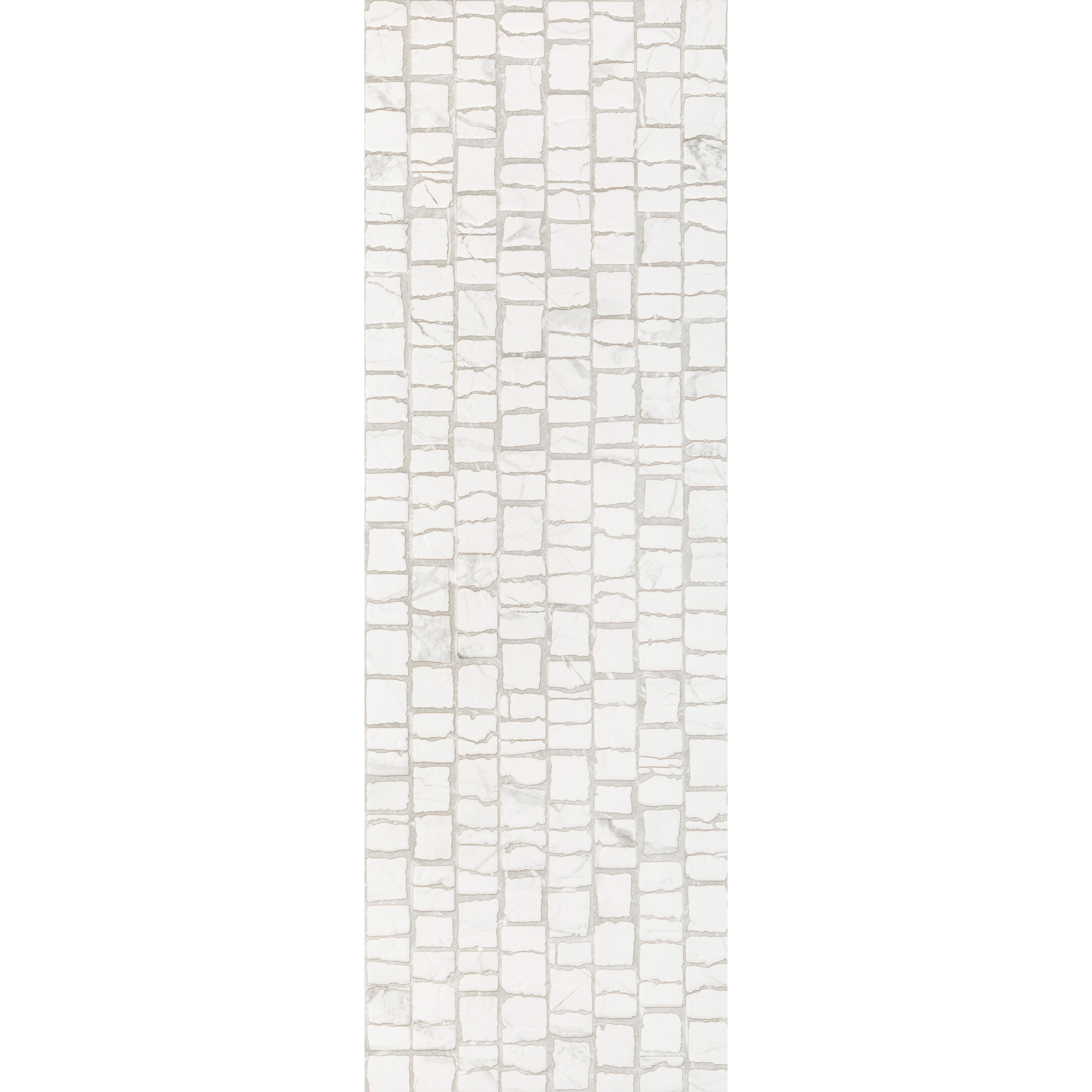 Плитка облицовочная Alma Ceramica Laurent белая мозаика 740x246x9 мм (7 шт.=1,274 кв.м) — изображение 2