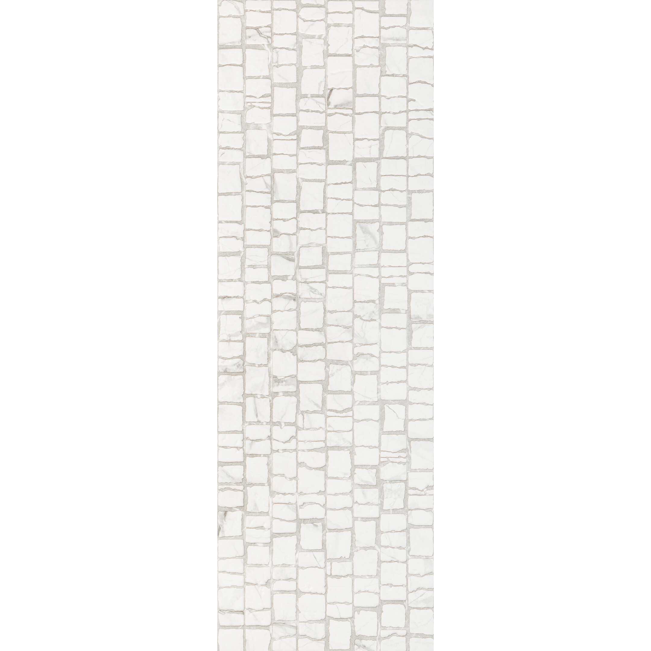 Плитка облицовочная Alma Ceramica Laurent белая мозаика 740x246x9 мм (7 шт.=1,274 кв.м) — изображение 3